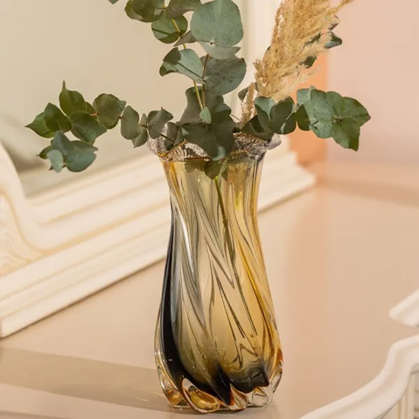 Фото - Ваза Yiwu Lilly 30 см желто-серый (HP-9-10)